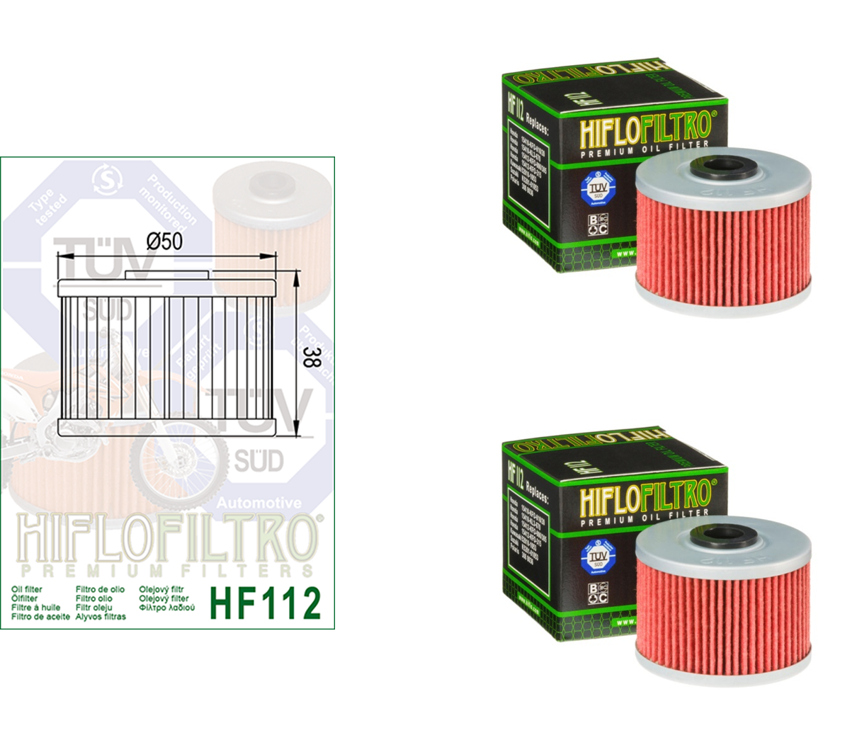 Oil Filter HiFlo (HF133) from Hunters Motorcycles