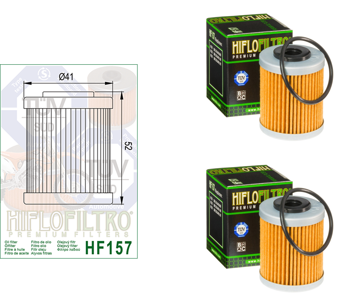 Oil filter hiflo hf133 from hunters motorcycles