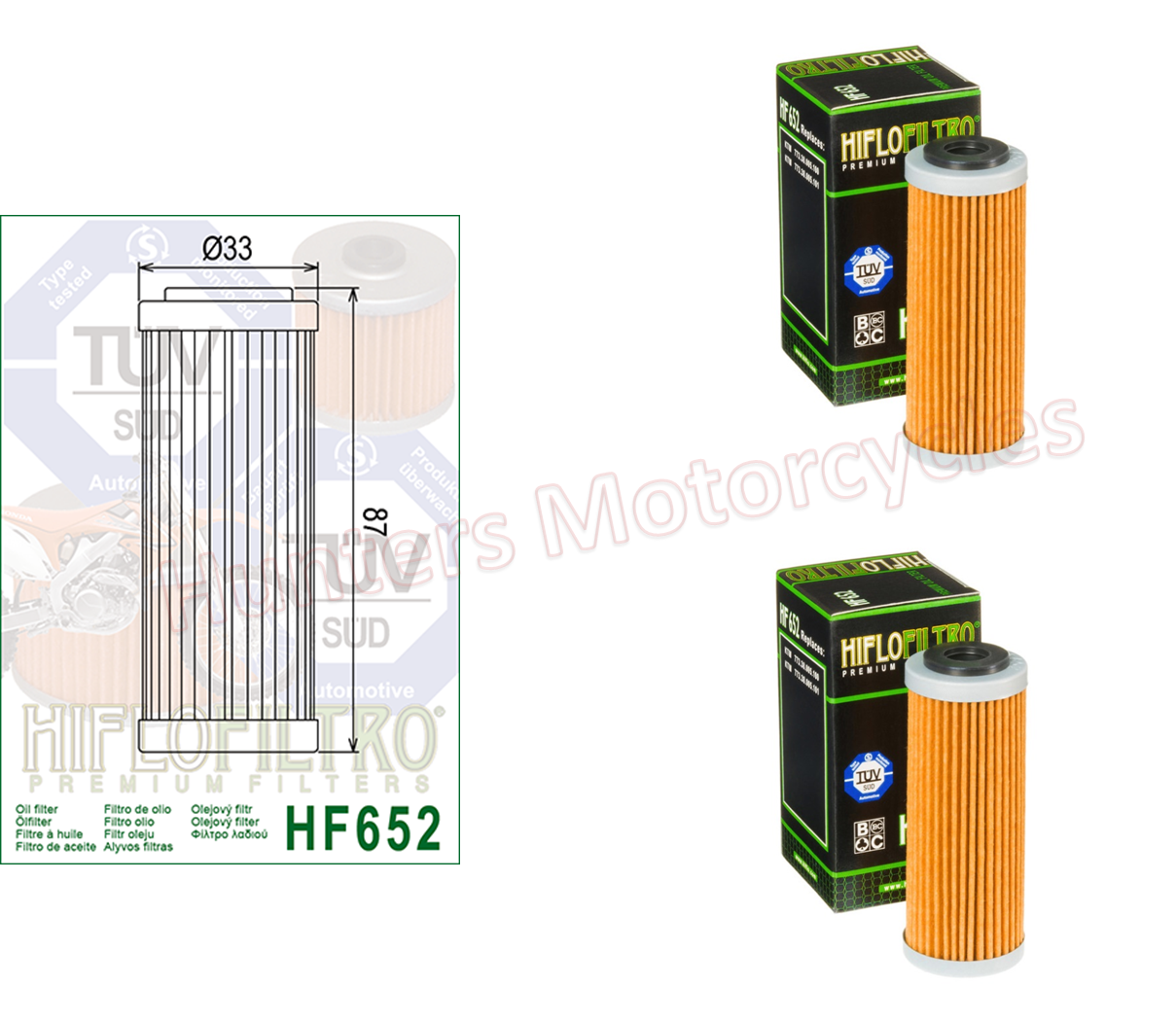 18720 filtro olio hiflo hf133 suzuki gsx - Castiglione Racing Parts