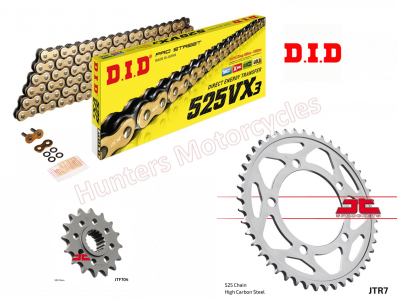 BMW S1000 XR D.I.D Gold X Ring Chain and JT Quiet Sprocket Kit from ...